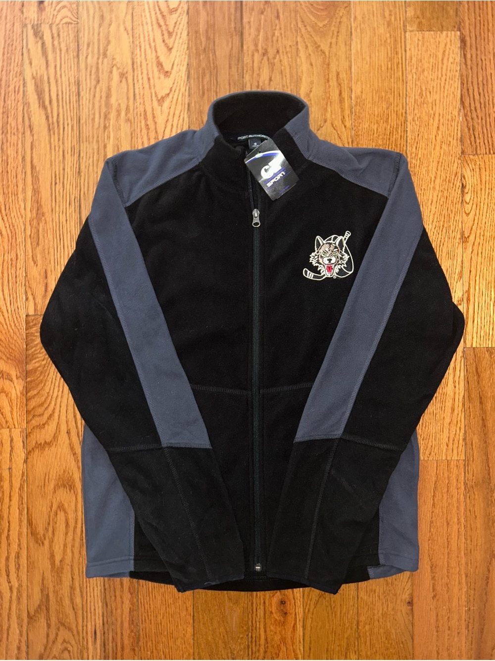 Chicago Wolves CI Sport Zip-Up Fleece Size Small NEW